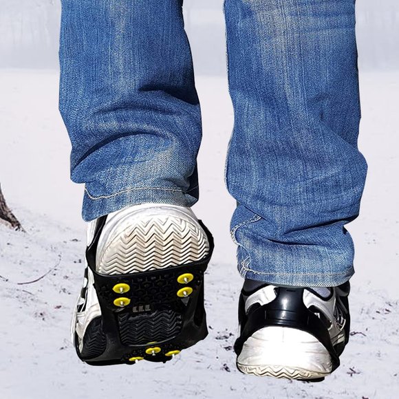 Unisex Attachable Anti Slip Anti-Skid Ice-Traction Cleats Over Shoe/Boot - Small - Picture 4 of 7